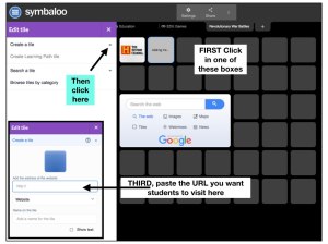 3 easy steps to filling a Symbaloo box